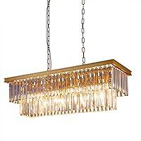 Algopix Similar Product 10 - Wellmet 9Light Crystal Chandelier 345