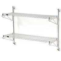 Algopix Similar Product 4 - Nexel Wall Mount Wire 2Shelf Starter