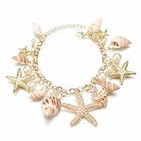 Algopix Similar Product 5 - Handmade Starfish Seashell Pearl