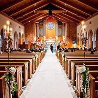 Algopix Similar Product 15 - HAISEN Wedding Runner 100ftSolid