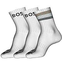 Algopix Similar Product 7 - BOSS 3-Pack Bold Logo Solid Cotton Socks