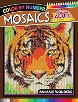 Algopix Similar Product 12 - Mosaics Hexagon Coloring Book Animals