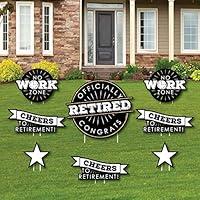 Algopix Similar Product 11 - Happy Retirement  Yard Sign  Outdoor