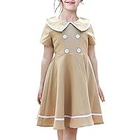 Algopix Similar Product 4 - Sunny Fashion Girls Dress School Blue