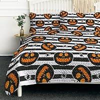 Algopix Similar Product 12 - BlessLiving Halloween Pumpkins Quilt