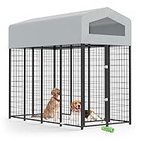 Algopix Similar Product 1 - 86 L x 45 W x 79 H Large Dog Kennel