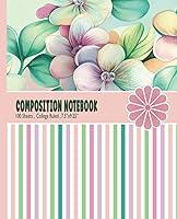 Algopix Similar Product 20 - Cute Floral Composition Notebook
