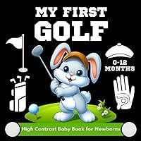 Algopix Similar Product 2 - My First Golf High Contrast Baby Book