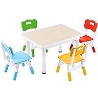 Algopix Similar Product 19 - GITAWUSA Kids Study Table and Chairs