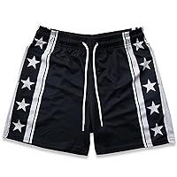 Algopix Similar Product 6 - DIOTSR Mens Retro Casual Graphic Shorts