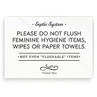 Algopix Similar Product 9 - 35x5 Inch Septic System Bathroom Sign