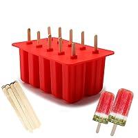 Algopix Similar Product 19 - Xmifer Popsicle Molds Silicone Ice Pop