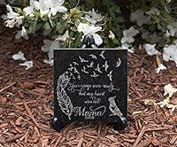 Algopix Similar Product 3 - 6 x 6 Engraved Bird Memorial