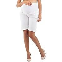 Algopix Similar Product 4 - Pisa Maternity Bermuda Shorts Cool