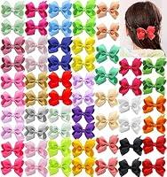 Algopix Similar Product 10 - 60Pcs 3 Inch Hair Bows For Toddler