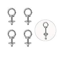 Algopix Similar Product 7 - Stainless Steel Ring Eye Bolt with Nuts