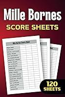 Algopix Similar Product 8 - Mille Bornes Score Sheets Mille Bornes