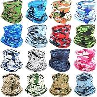 Algopix Similar Product 17 - luculach 16 Pieces Neck Gaiter