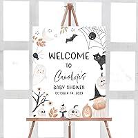 Algopix Similar Product 2 - Halloween Party Welcome Sign Halloween