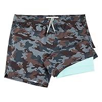 Algopix Similar Product 2 - NIMENJOJA Mens 55 Gym Running Shorts