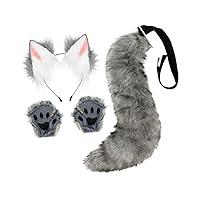 Algopix Similar Product 16 - SM SunniMix Cosplay Fox Ears and Tail