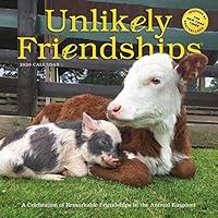 Algopix Similar Product 10 - Unlikely Friendships Wall Calendar 2020