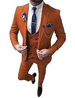 Algopix Similar Product 9 - Wangyue Mens Suit 3 Piece Suit Slim Fit