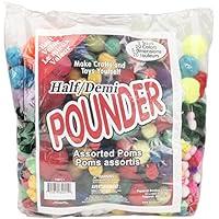 Algopix Similar Product 6 - Pepperel Pom Poms Half Pounder Assorted