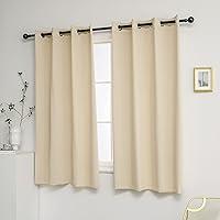 Algopix Similar Product 16 - YGO Beige Blackout Curtains Home Decor