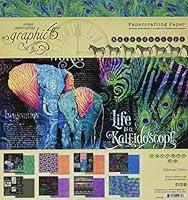 Algopix Similar Product 5 - Graphic 45 Kaleidoscope 8x8 Pad Craft