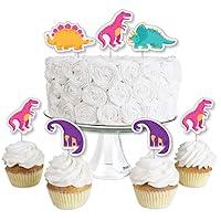 Algopix Similar Product 2 - Roar Dinosaur Girl  Dessert Cupcake