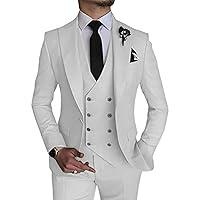 Algopix Similar Product 4 - Lanshion 3 Piece Suits for Men Mens