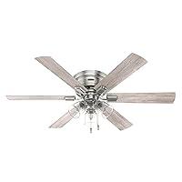 Algopix Similar Product 18 - Hunter Fan 52 Inch Low Profile Brushed