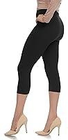 Algopix Similar Product 1 - Lush Moda Extra Soft Capri Leggings 