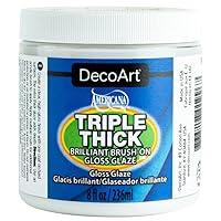 Algopix Similar Product 13 - DecoArt Triple Thick Gloss Glaze  Jar