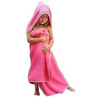 Algopix Similar Product 16 - Princess Baby Bath Towel Pink Hooded