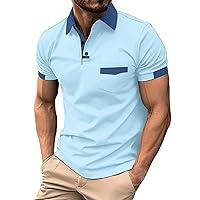 Algopix Similar Product 6 - Shirts for Men Summer Short Sleeve Polo