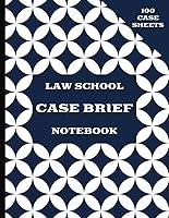 Algopix Similar Product 5 - Law School Case Brief Notebook Simple