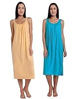 Algopix Similar Product 16 - TWGE Cotton Full Length Camisole for