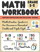 Algopix Similar Product 18 - Math Practice Workbook Grade 35 Double