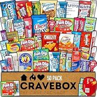 Algopix Similar Product 7 - CRAVEBOX Snack Box 50 Count Easter
