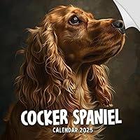 Algopix Similar Product 8 - Cocker Spaniel Calendar 2025 365 Days