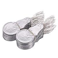 Algopix Similar Product 13 - 100x Silver Tone Wire Loop DIY Needle