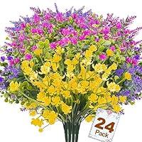 Algopix Similar Product 4 - maxkes 24 Bundles Artificial Flowers