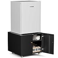 Algopix Similar Product 11 - INMOZATA Fridge Cabinet Large Fridge