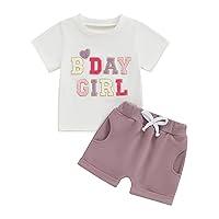 Algopix Similar Product 7 - MAINESAKA Baby Girl Birthday Outfit
