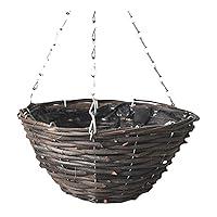 Algopix Similar Product 4 - Handwoven Rattan Hanging Planter for