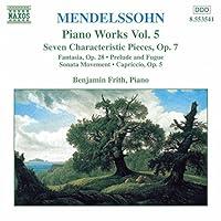 Algopix Similar Product 14 - Mendelssohn Piano Works 5 Fantasia