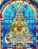 Algopix Similar Product 3 - Stained Glass Christmas Coloring Book