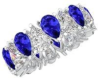 Algopix Similar Product 2 - 7 Carat Pear Natural Tanzanite and